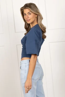 T-shirt Redefined Blauw