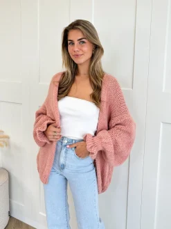 Vest Alix poederroze