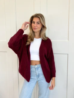 Vest Chiara bordeaux