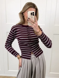 Vest Cilou bordeaux