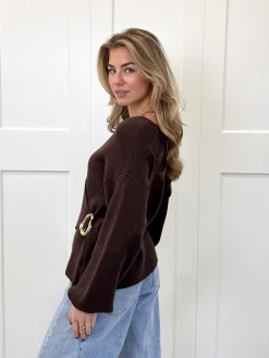 Vest Elara bruin