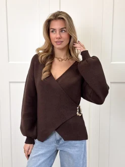 Vest Elara bruin