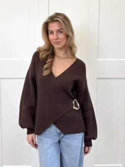 Vest Elara bruin