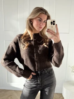 Vest Leah bruin