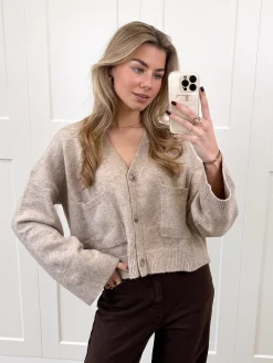 Vest Lena taupe