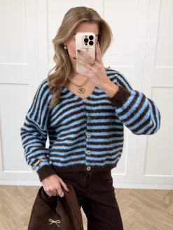 Vest Sophie blauw