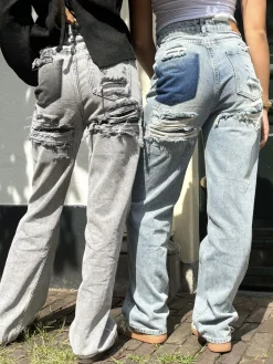 Wide leg jeans Mila blauw